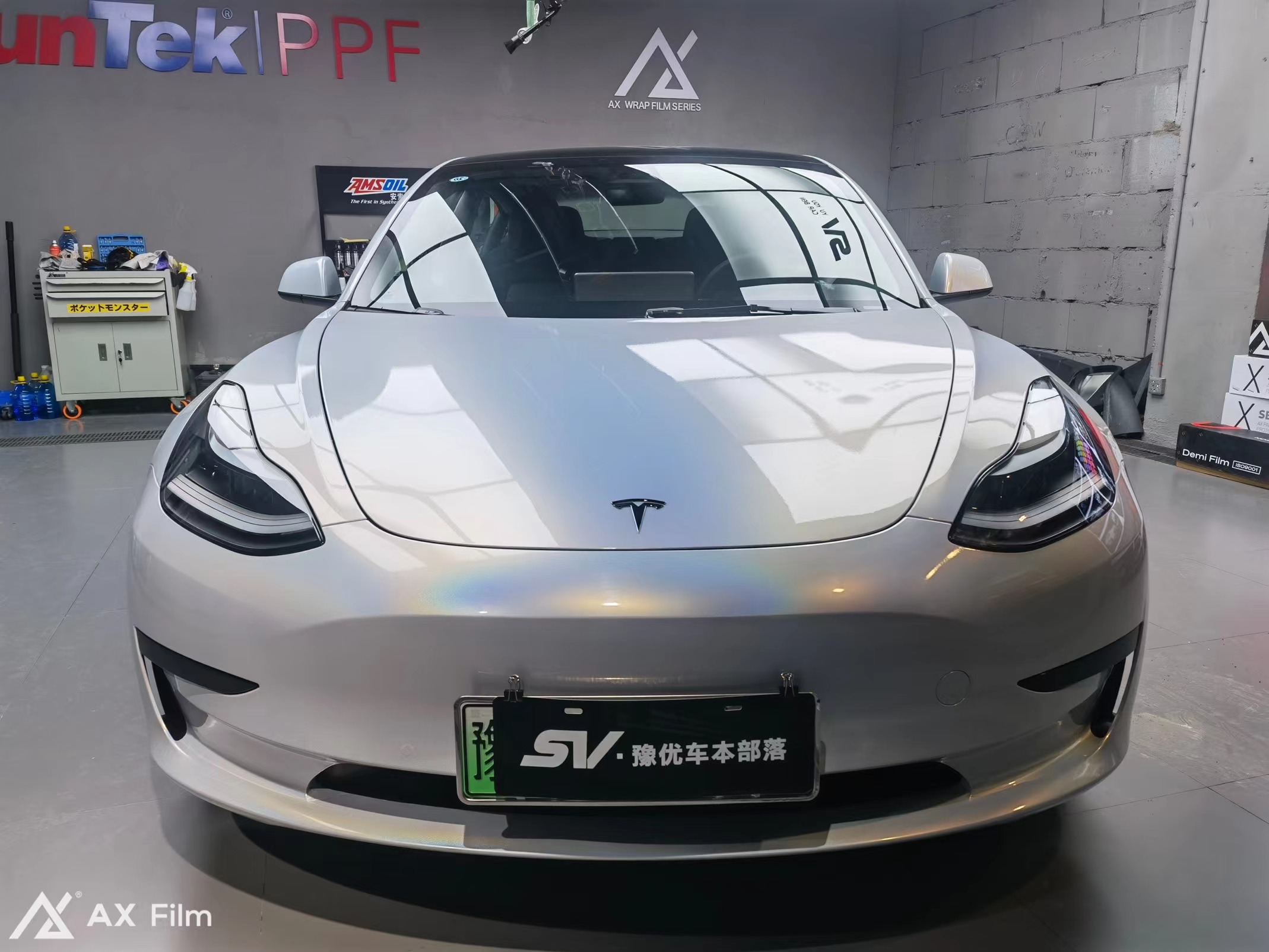 特斯拉Model 3 - 梦幻银幻紫