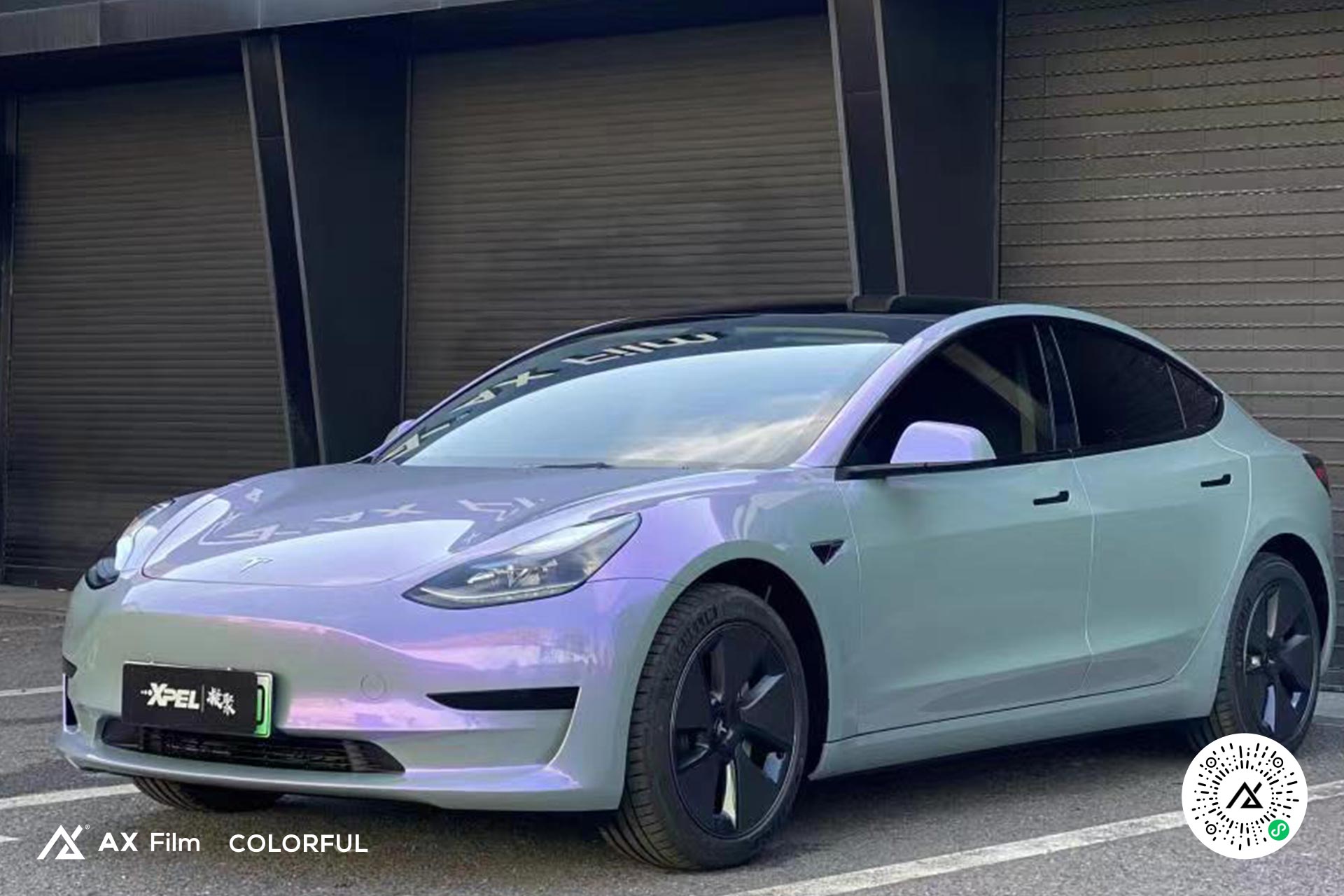 特斯拉Model 3 - 梦幻灰魅紫