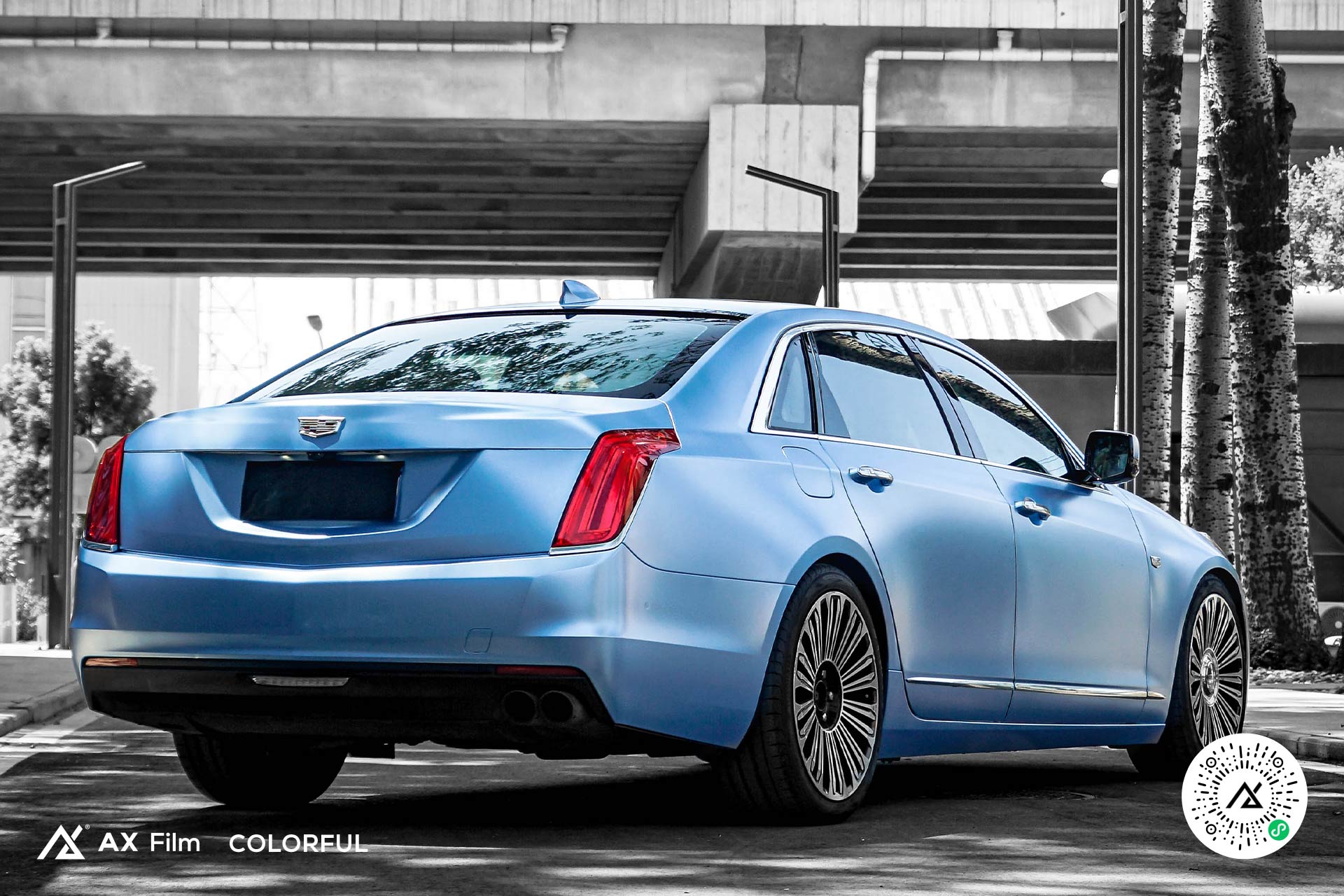 凯迪拉克ct6 - 电光金属青雾蓝