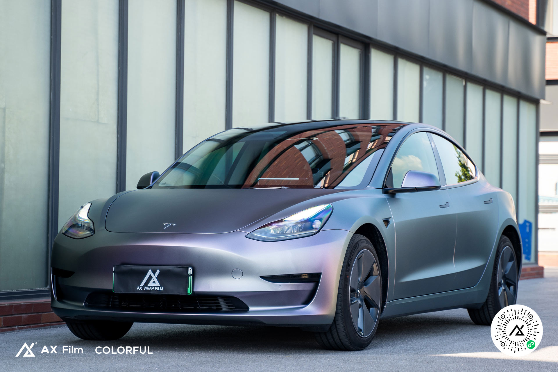 特斯拉Model 3 - 卡普里灰紫