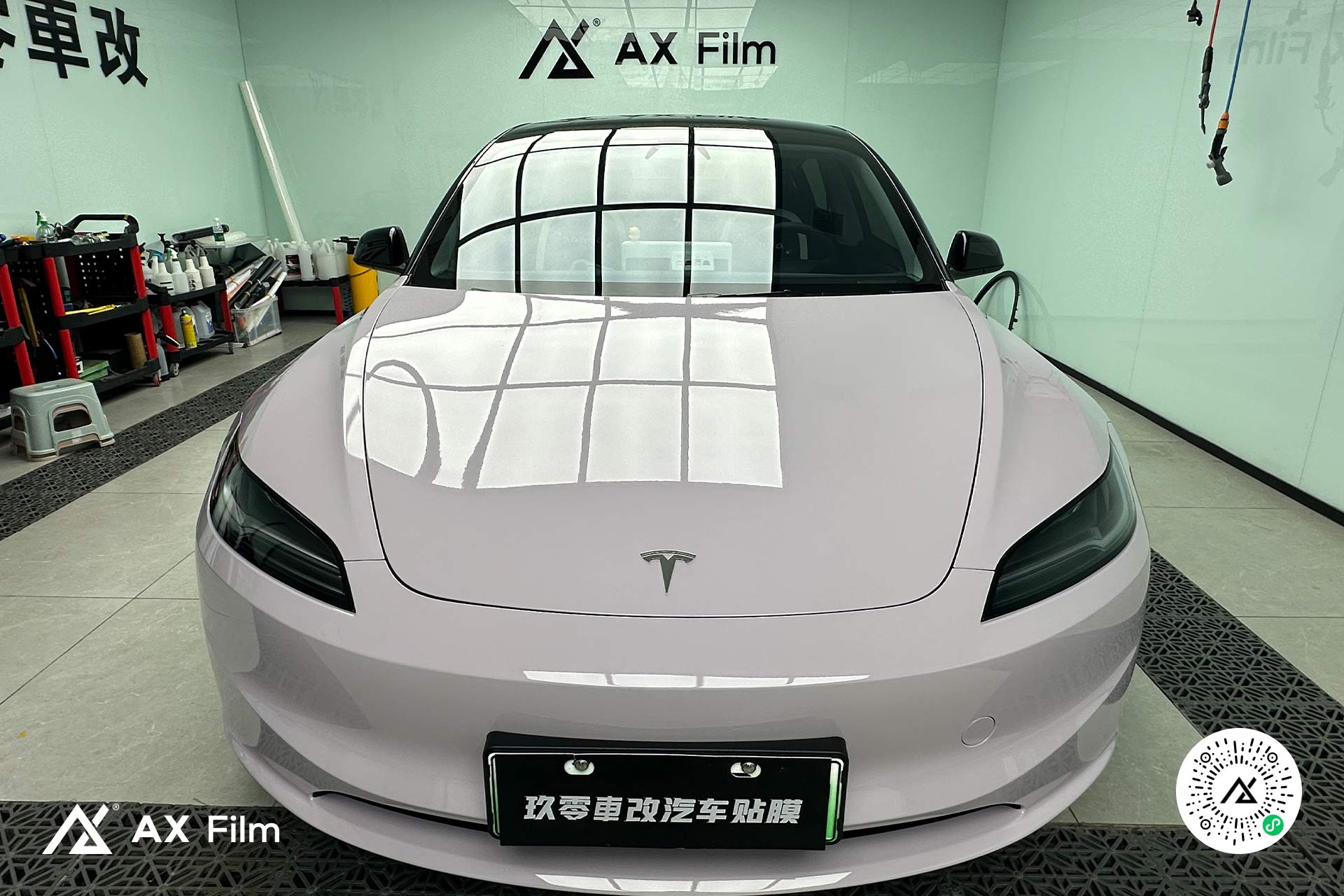 特斯拉Model 3 - 迷雾灰紫